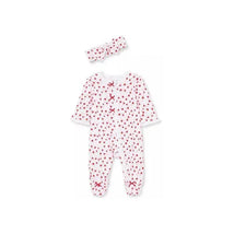 Little Me Valentine Footie with Headband Image 1