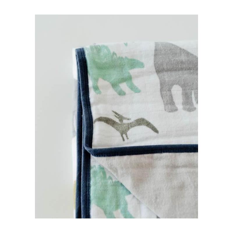Little Unicorn - Brushed Muslin Quilt, Dino Friends Image 2