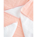 Little Unicorn - Cotton Infant Hooded Towel & Wash Cloth, Rose Petal Image 2