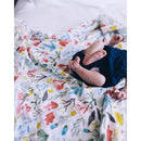 Little Unicorn Cotton Muslin Single Swaddle In Meadow Image 11