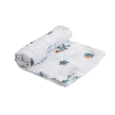 Little Unicorn - Cotton Muslin Swaddle Single, Prickle Pots Image 1