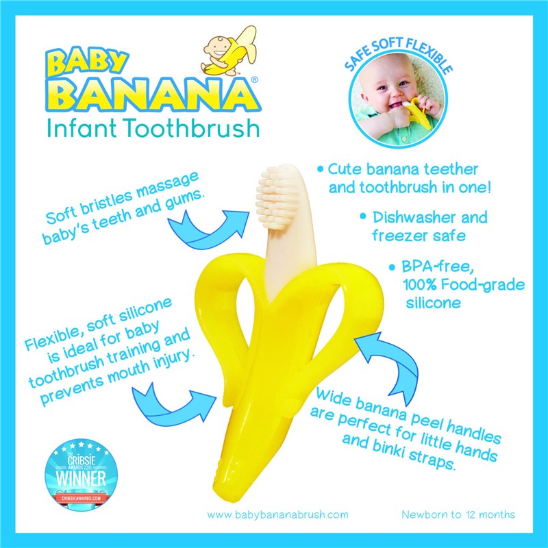 Live-Right Baby Banana Brush - Infant Image 6