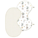 Living Textiles - 2Pk Burp Cloth, Tractor Ride Image 1