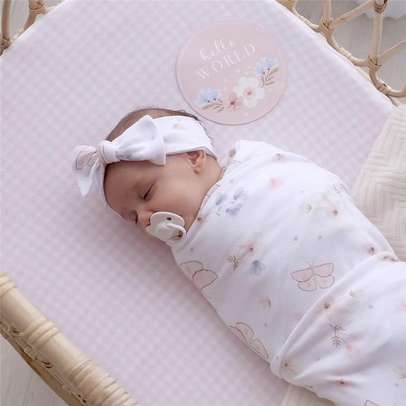 Living Textiles - 2Pk Fly Away Jersey Swaddle  Image 3