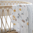 Living Textiles - 2Pk Up And Up Away Jersey Swaddle Image 3