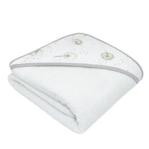Living Textiles - Baby Organic Muslin Hooded Towel, Dandelion Image 1