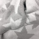 Living Textiles Chenille Baby Blanket - Grey Stars Image 3