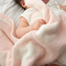 Living Textiles Chenille Baby Blanket - Pink Hearts Image 5