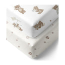 Living Textiles - Cotton Jersey Fitted Sheet, Cuddly Bear Image 2