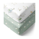 Living Textiles - Cotton Jersey Fitted Sheet Little Geese Image 3