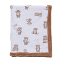 Living Textiles - Jersey Sherpa Blanket Cuddly Bear Image 4