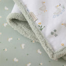 Living Textiles - Jersey Sherpa Blanket, Goosey Goosey Image 3