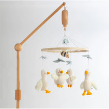 Living Textiles - Musical Mobile Wooden Goosey Goosey Image 1