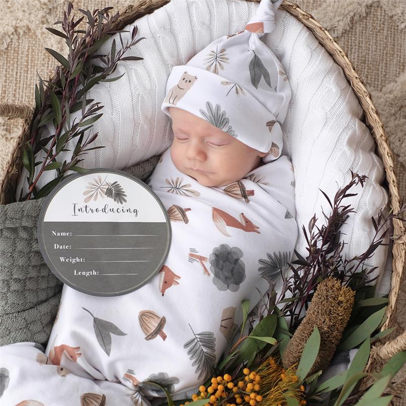 Living Textiles - Newborn Hello World Gift Set, Forest Retreat Image 3