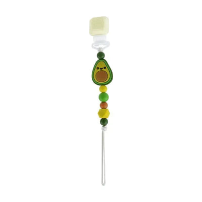 Loulou Lollipop - Darling Pacifier Clip, Avocado Image 1