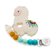 Loulou Lollipop Llama Teether Set With Clip Image 1