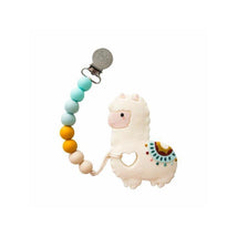 Loulou Lollipop Llama Teether Set With Clip Image 2