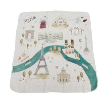 Loulou Lollipop - Muslin Quilt Blanket - Paris Image 1