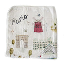 Loulou Lollipop - Muslin Quilt Blanket - Paris Image 2
