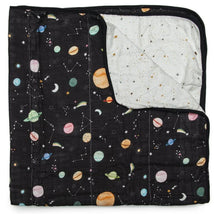 Loulou Lollipop Muslin Quilt, Planets Image 1