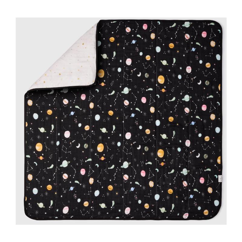 Loulou Lollipop Muslin Quilt, Planets Image 2