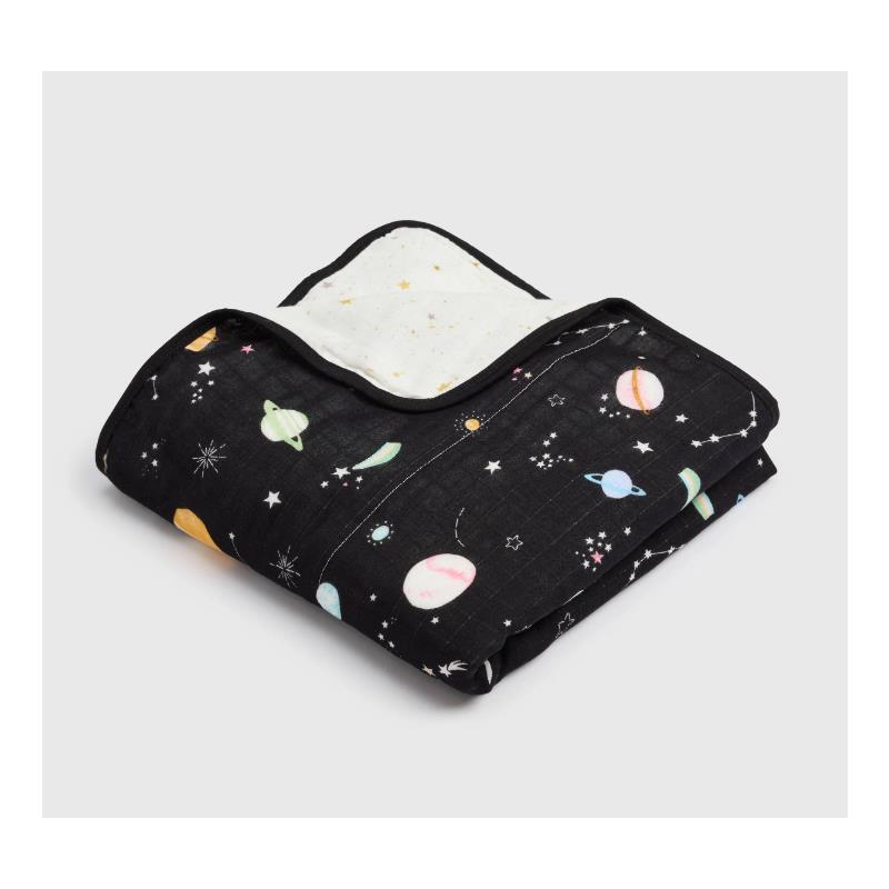 Loulou Lollipop Muslin Quilt, Planets Image 4