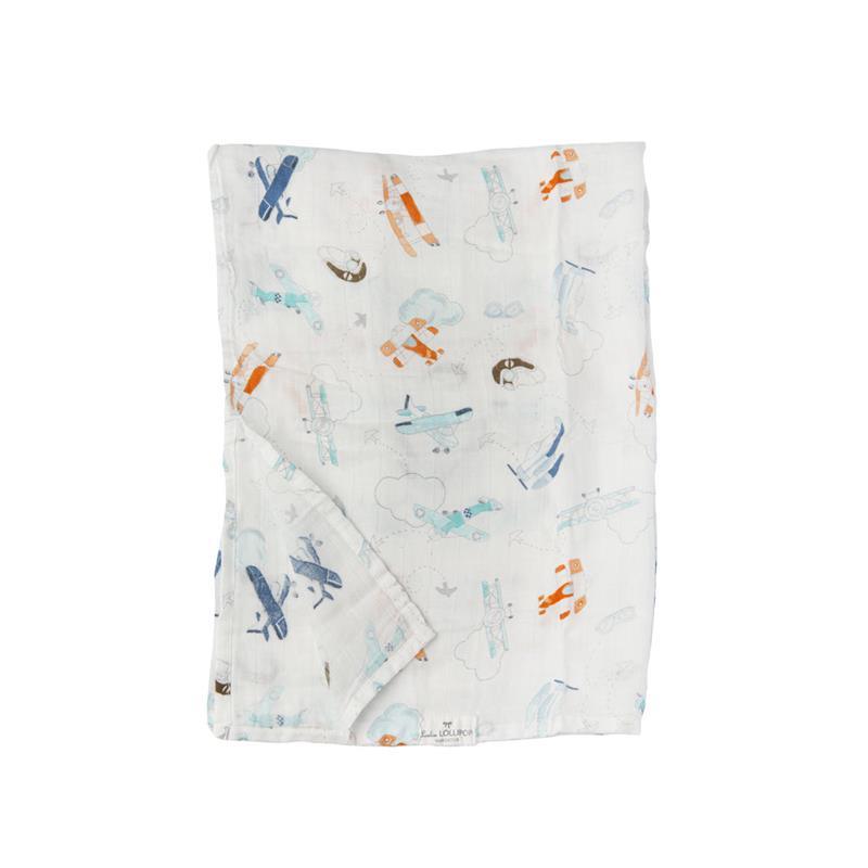 Loulou Lollipop - Muslin Swaddle, Born To Fly Image 1