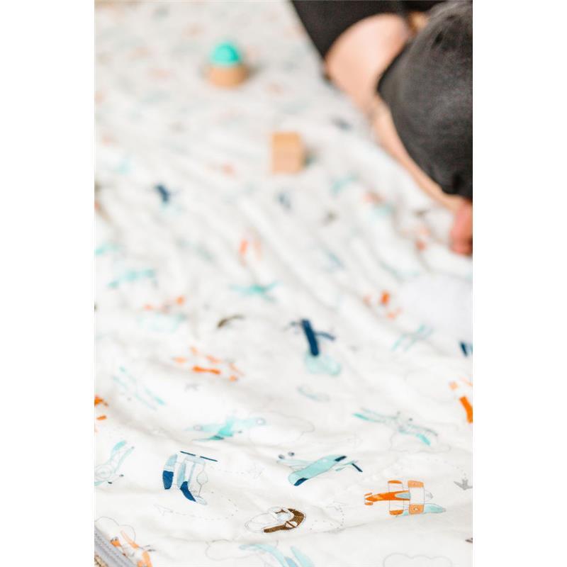 Loulou Lollipop - Muslin Swaddle, Born To Fly Image 3