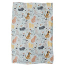Loulou Lollipop Muslin Swaddle Honey Puppies Image 1