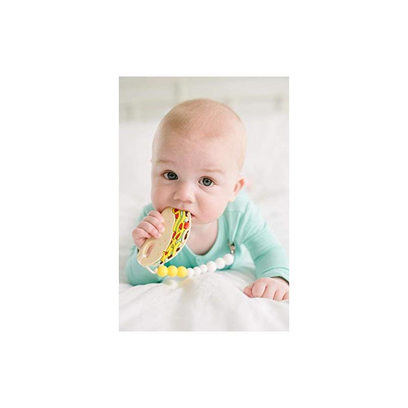Loulou Lollipop - Silicone Teether Set, Taco Image 3