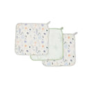 Loulou Lollipop - Washcloth Set - 3Pk, Seashells Image 1