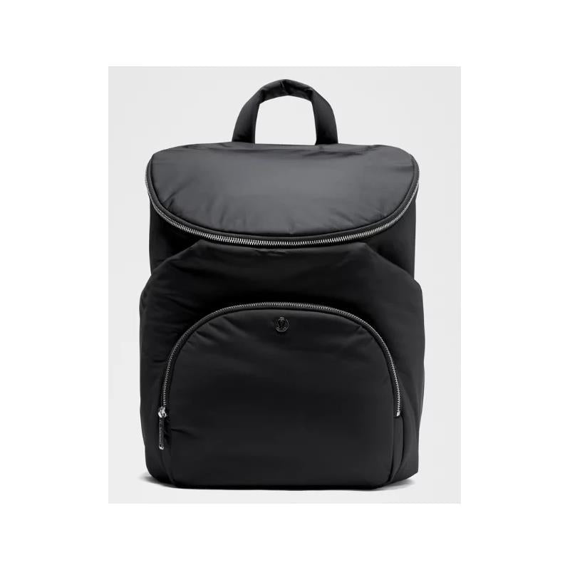 Lululemon - New Parent Backpack 17L - Black/Sheer Oak Image 1