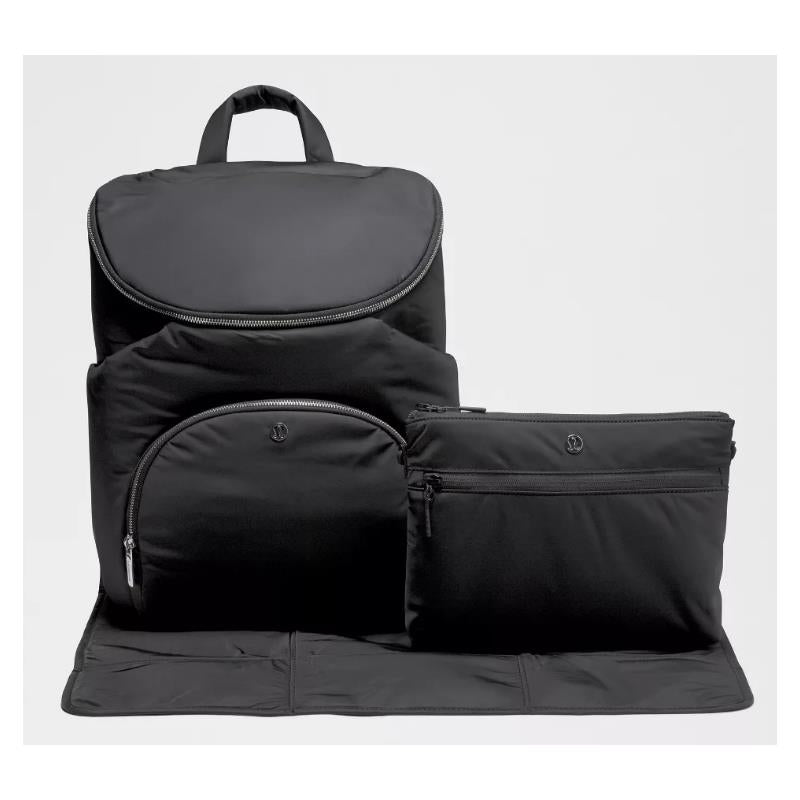 Lululemon - New Parent Backpack 17L - Black/Sheer Oak Image 3