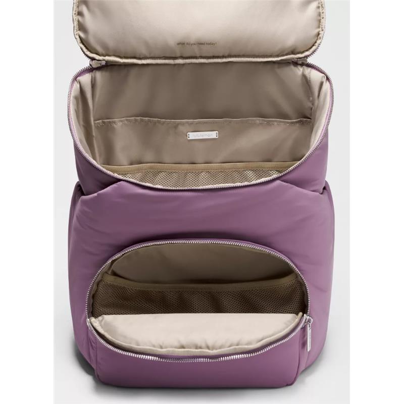 Lululemon - New Parent Backpack 17L, Lavender Lux/Sheer Oak | MacroBaby Lululemon - New Parent Backpack 17L, Lavender Lux/Sheer Oak | MacroBaby