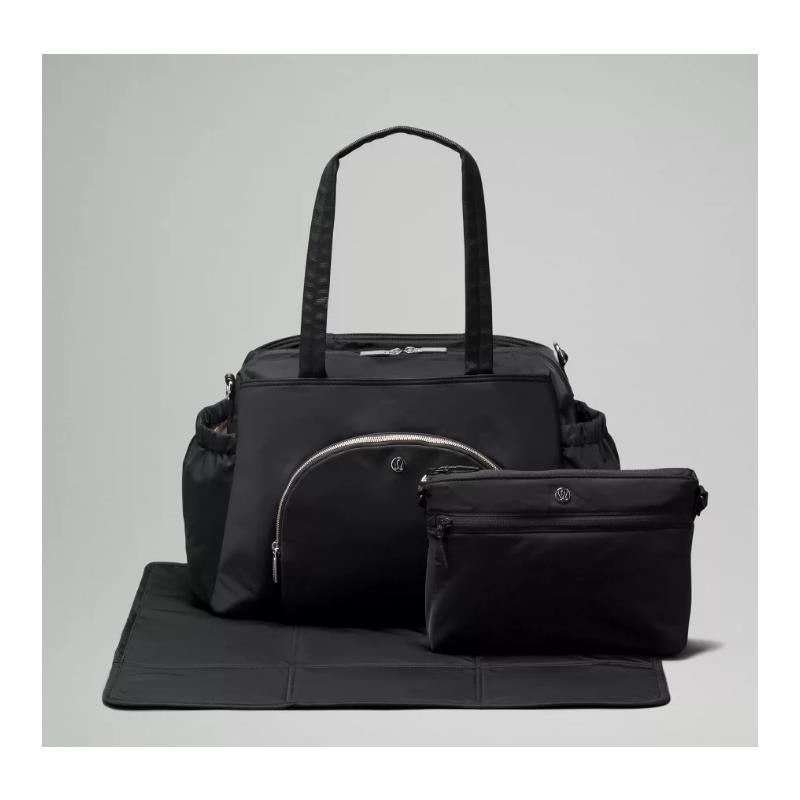 Lululemon - New Parent Tote Bag 20L, Black/Silver Drop Image 3