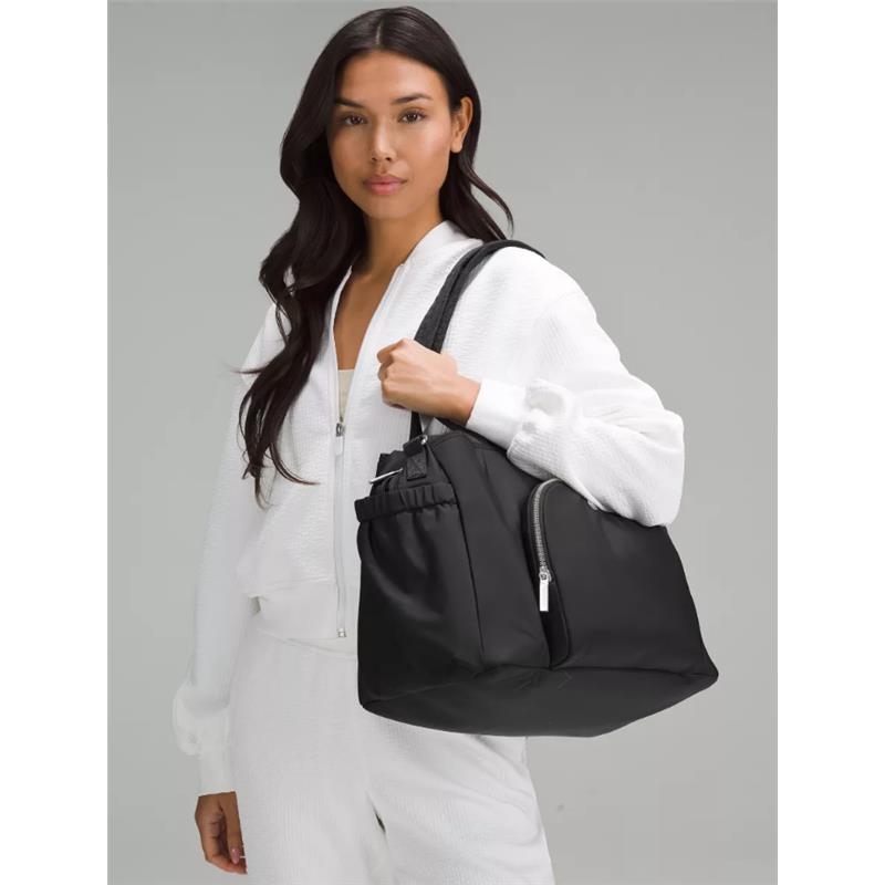 Lululemon - New Parent Tote Bag 20L, Black/Silver Drop Image 5