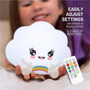 LumieWorld - Lumipets, Kids Night Light, Play Music, Kawaii Cloud Image 4
