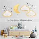 LumieWorld - Lumipets Moon Wall Light, Nursery Night Light, Wall Mounted Lighted Image 3