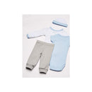 Luvable Friends - 4Pk Baby Boy Cotton Preemie Layette Set Image 2