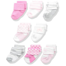 Luvable Friends Baby Girls Socks, 0-6M Image 1