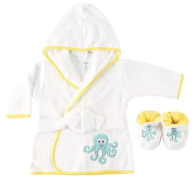 Luvable Friends Bathrobe W/ Slippers, Octopus Image 1