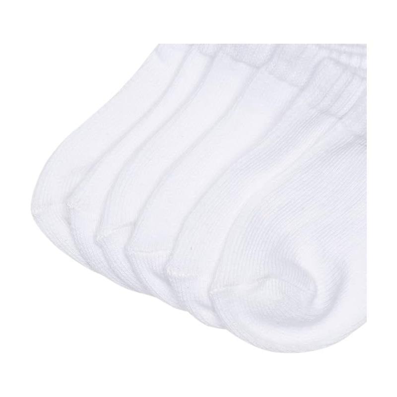 Luvable Friends - 6Pk Unisex White Baby Socks Set Image 3