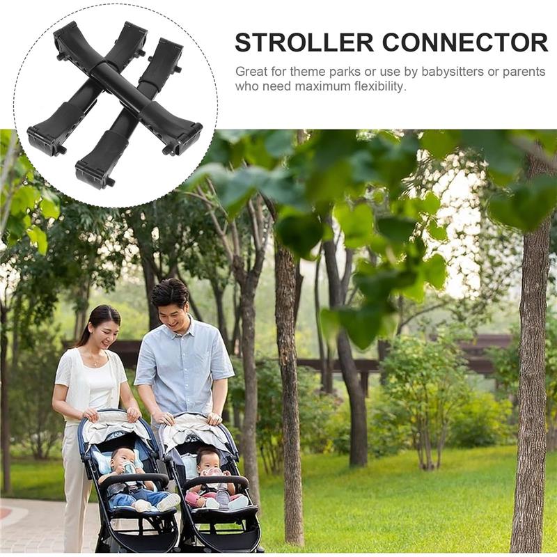 Macrobaby 3Pk Universal Stroller Cart Connector for Twins Car  Image 6