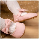 Macrobaby - Baby Girl Walking Flat Shoes Soft Sole, Pink Image 2