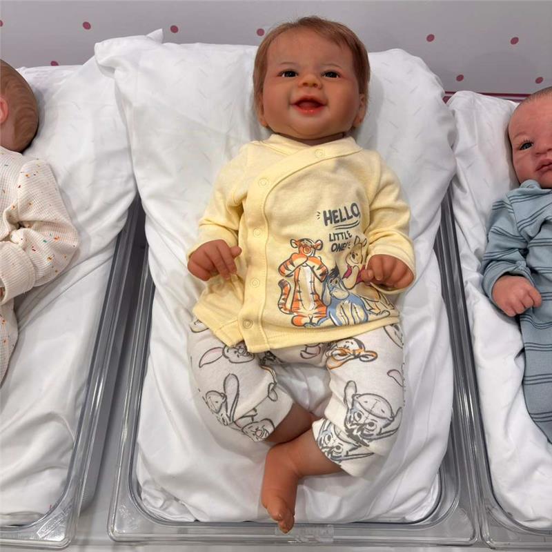 Reborn Baby Dolls - White Vinyl & Fabric Torso, Vivian 2 Image 5