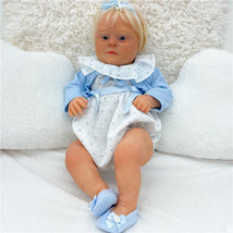 Reborn Baby Dolls - White Vinyl, Down's Syndrome Image 1
