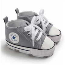 Macrobaby - Baby Sneakers Soft Sole, Grey Image 1