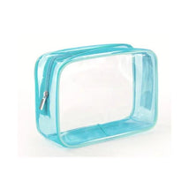 Macrobaby - Clear Zipper Pencil Storage Bag, Blue Image 1