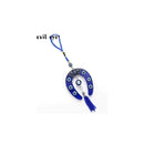Macrobaby - Evil Eye Blue Horseshoe Shape Charm Car Keychain Jewelry Pendant Image 1