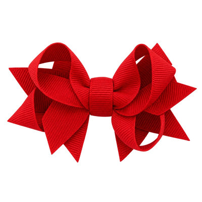 MacroBaby Red Hair Bow Mini made of grosgrain ribbon